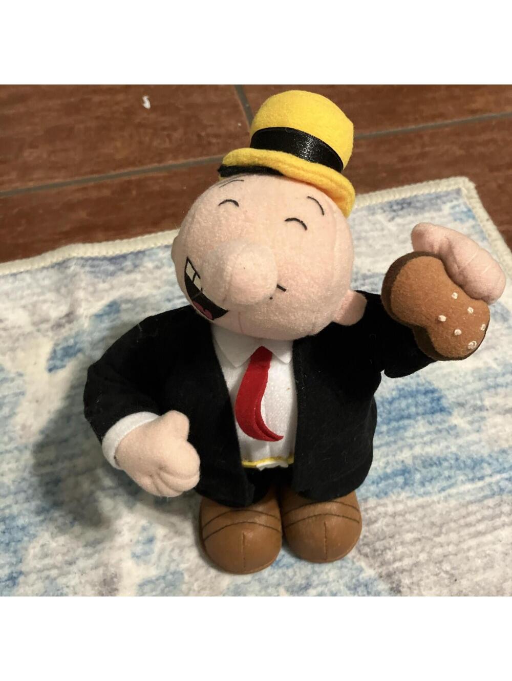 Vintage 1999/2000 CVS Stuffins Popeye's Wimpy Plush NWT
